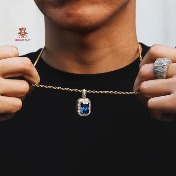 18k Gold Vermeil Stainless Steel Mens Necklace. Each Necklace $60 - Picture 3 of 5